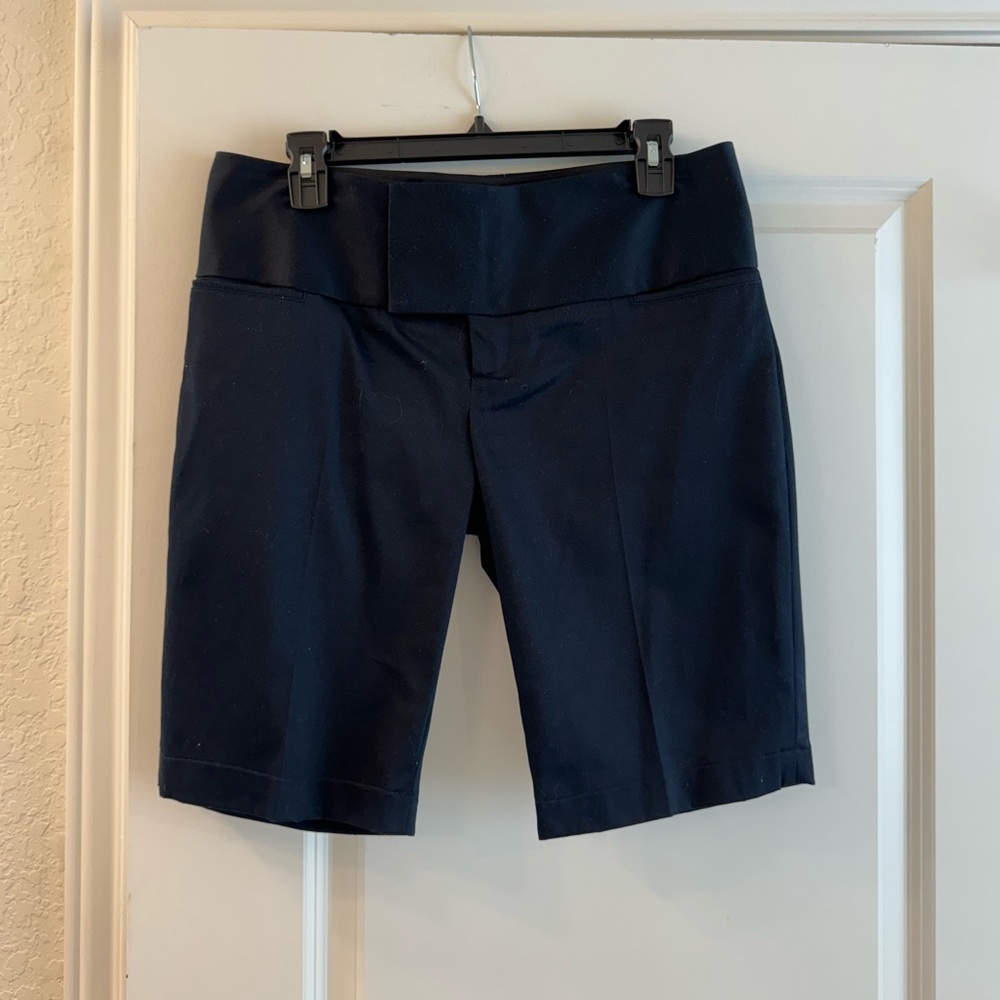 Alvin Valley Black Knee Length Dress Shorts
